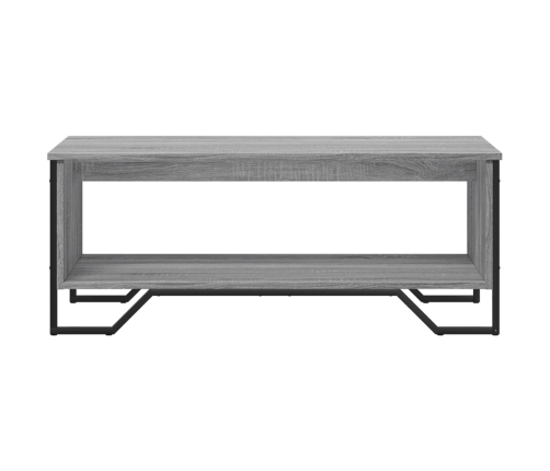 Mesa de centro madera de ingeniería gris Sonoma 100x51x40 cm