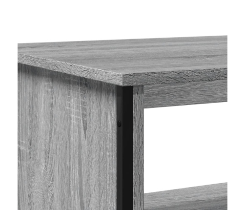 Mesa de centro madera de ingeniería gris Sonoma 100x51x40 cm