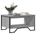 Mesa de centro madera contrachapada gris Sonoma 75x51x40 cm