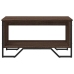 Mesa de centro madera de ingeniería marrón roble 75x51x40 cm