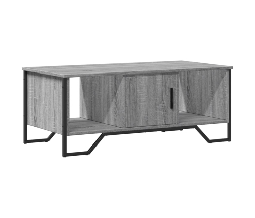 Mesa de centro madera de ingeniería gris Sonoma 100x51x40 cm