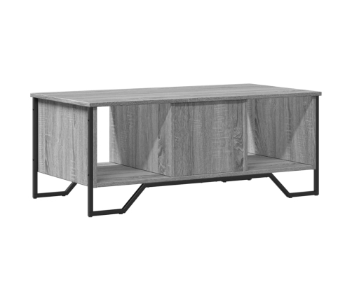 Mesa de centro madera de ingeniería gris Sonoma 100x51x40 cm