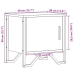 Mesitas de noche 2 uds madera ingeniería gris Sonoma 40x30x40cm