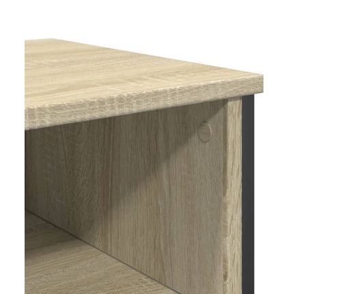 Mesa consola madera de ingeniería roble Sonoma 100x35x74,5 cm