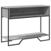 Mesa consola madera de ingeniería gris Sonoma 100x35x74,5 cm