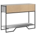 Mesa consola madera de ingeniería gris Sonoma 100x35x74,5 cm