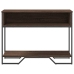 Mesa consola madera de ingeniería marrón roble 100x35x74,5 cm