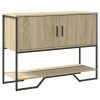 Mesa consola madera de ingeniería roble Sonoma 100x35x74,5 cm