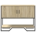 Mesa consola madera de ingeniería roble Sonoma 100x35x74,5 cm