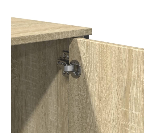 Mesa consola madera de ingeniería roble Sonoma 100x35x74,5 cm