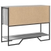 Mesa consola madera de ingeniería gris Sonoma 100x35x74,5 cm