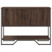 Mesa consola madera de ingeniería marrón roble 100x35x74,5 cm