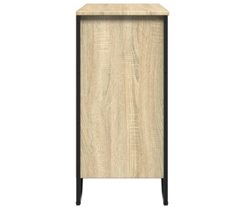 Aparador madera de ingeniería roble Sonoma 78x35,5x74,5 cm