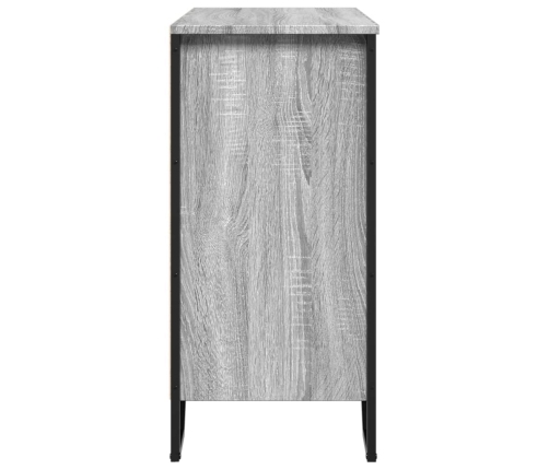 Aparador madera de ingeniería gris Sonoma 78x35,5x74,5 cm