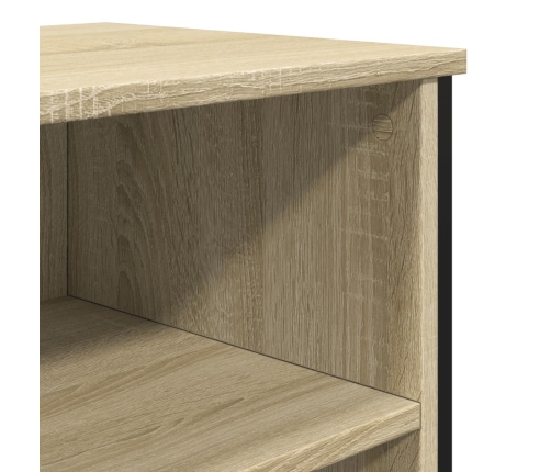 Aparador madera de ingeniería roble Sonoma 91x35,5x74,5 cm