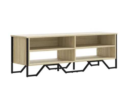 Mueble de TV madera de ingeniería roble Sonoma 122x34x41 cm