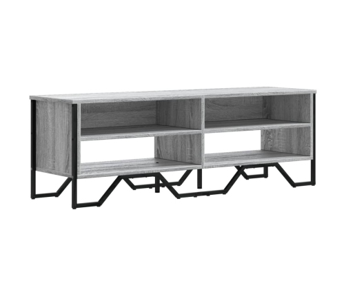 Mueble de TV madera de ingeniería gris sonoma 122x34x41 cm