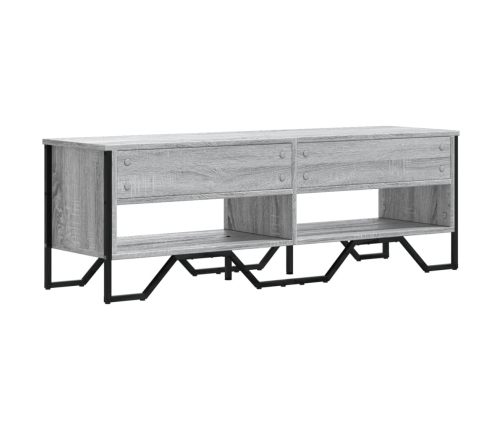 Mueble de TV madera de ingeniería gris sonoma 122x34x41 cm