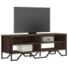 Mueble de TV madera de ingeniería marrón roble 122x34x41 cm