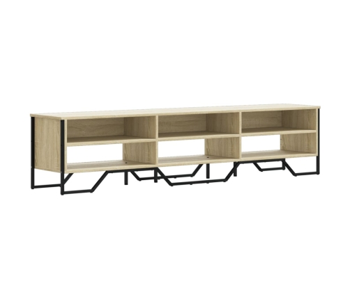 Mueble de TV madera de ingeniería roble Sonoma 180x34x41 cm