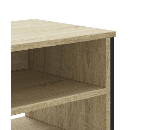 Mueble de TV madera de ingeniería roble Sonoma 180x34x41 cm