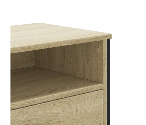 Mueble de TV madera de ingeniería roble Sonoma 122x34x41 cm