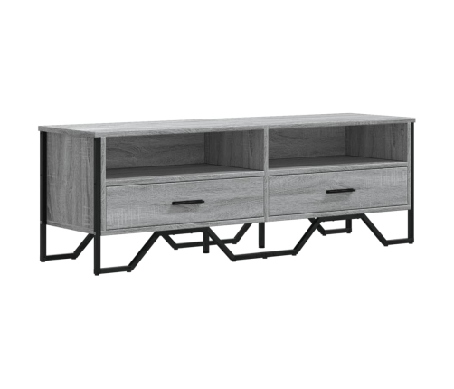 Mueble de TV madera de ingeniería gris sonoma 122x34x41 cm