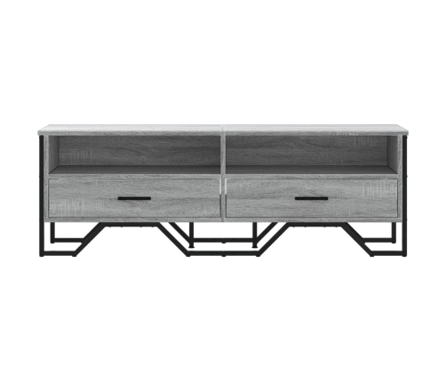 Mueble de TV madera de ingeniería gris sonoma 122x34x41 cm