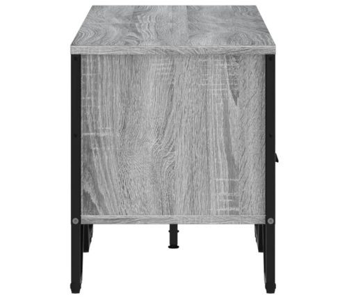 Mueble de TV madera de ingeniería gris sonoma 122x34x41 cm