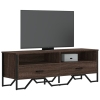 Mueble de TV madera de ingeniería marrón roble 122x34x41 cm