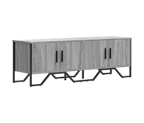 Mueble de TV madera de ingeniería gris sonoma 122x34x41 cm