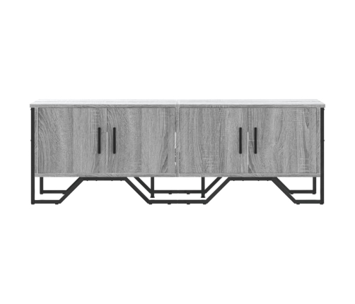 Mueble de TV madera de ingeniería gris sonoma 122x34x41 cm