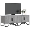 Mueble de TV madera de ingeniería gris sonoma 122x34x41 cm