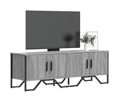 Mueble de TV madera de ingeniería gris sonoma 122x34x41 cm