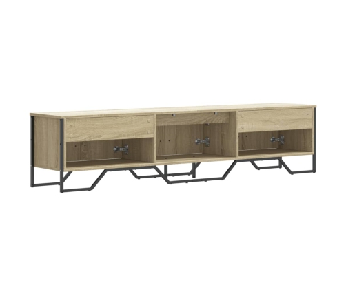 Mueble de TV madera de ingeniería roble Sonoma 180x34x41 cm