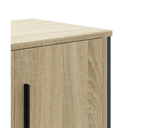 Mueble de TV madera de ingeniería roble Sonoma 180x34x41 cm