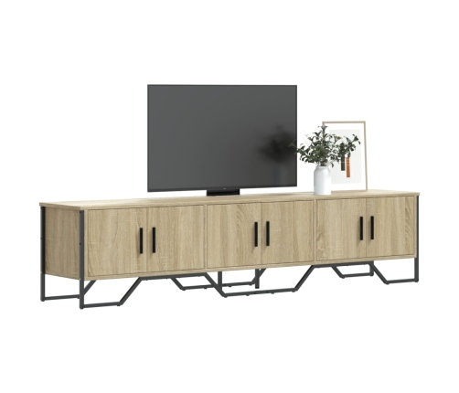 Mueble de TV madera de ingeniería roble Sonoma 180x34x41 cm