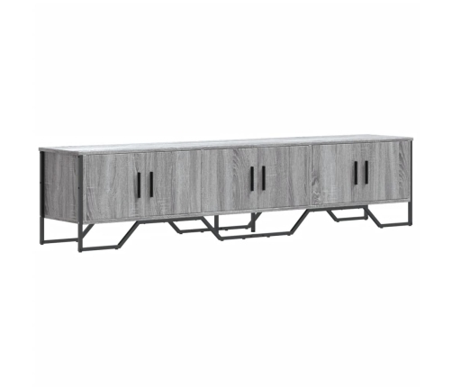 Mueble de TV madera de ingeniería gris Sonoma 180x34x41 cm