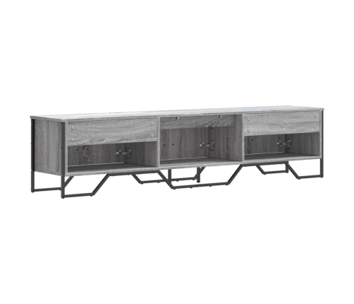 Mueble de TV madera de ingeniería gris Sonoma 180x34x41 cm