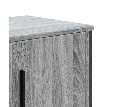 Mueble de TV madera de ingeniería gris Sonoma 180x34x41 cm