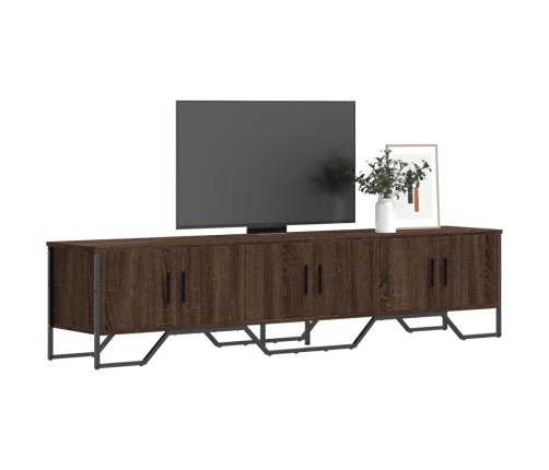 Mueble de TV madera de ingeniería roble marrón 180x34x41 cm