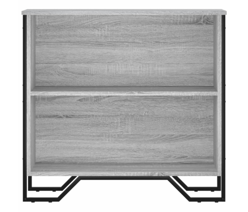 Estantería madera de ingeniería gris Sonoma 80x31x74,5 cm