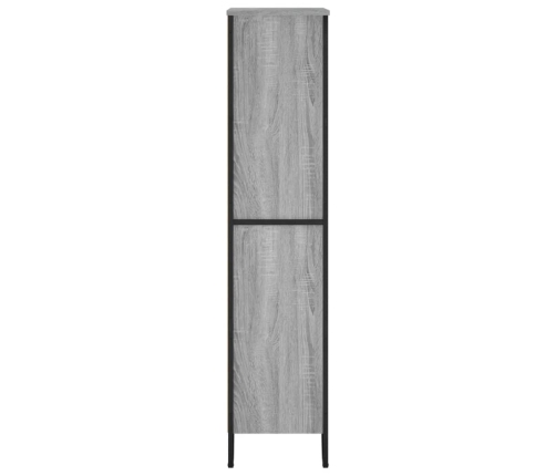 Estantería madera de ingeniería gris Sonoma 80x31x137,5 cm