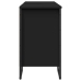 Armario de lavabo de baño madera ingeniería negro 91x35x60 cm