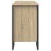 Armario lavabo baño madera ingeniería roble Sonoma 91x35x60 cm