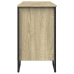 Armario lavabo baño madera ingeniería roble Sonoma 91x35x60 cm