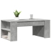 Mesa de centro madera de ingeniería gris hormigón 102x55x42 cm