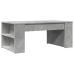 Mesa de centro madera de ingeniería gris hormigón 102x55x42 cm