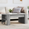 Mesa de centro madera de ingeniería gris Sonoma 102x55x42 cm