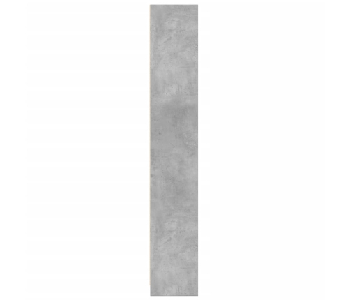 Estantería madera de ingeniería gris hormigón 57x28,5x174 cm